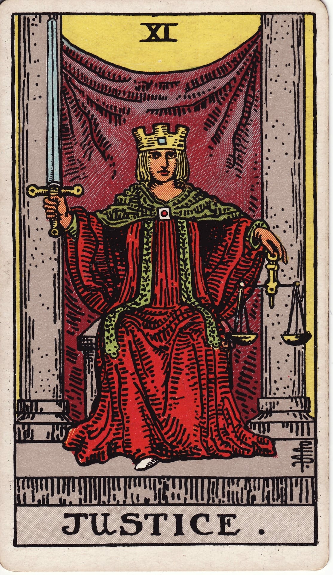 Justice card image