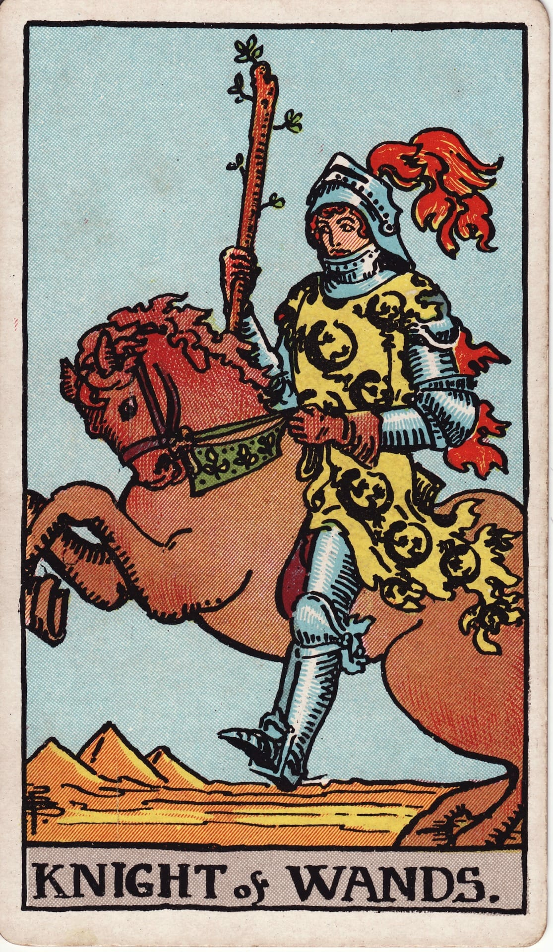 Knight of Wands tarot card