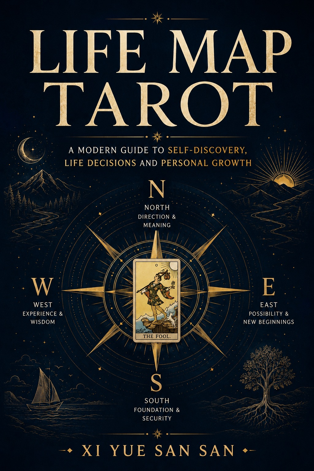 Life Map Tarot book cover by Xi Yue San San